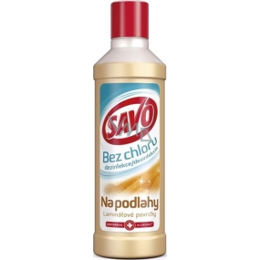 Savo Chlorine-free laminate surfaces liquid floor cleaner and disinfectant 1 l