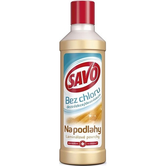 Savo Laminate Surfaces Chlorine-Free Liquid Cleaning and Disinfecting Floor Solution 1 L
