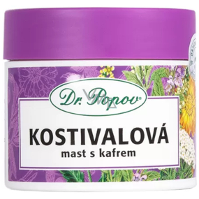 Dr. Popov Comfrey Ointment with Camphor for Massaging Stiff Musculoskeletal System 50 ml