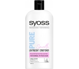 Syoss Pure Smooth nourishment and smoothing waves, light balm for normal to coarse hair 500 ml