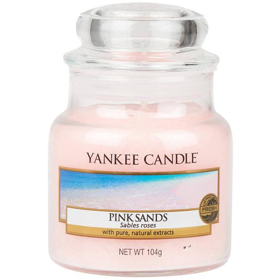 Yankee Candle Pink Sands - Pink Sands scented candle Classic small glass 104 g
