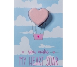 Bomb Cosmetics You Make My Heart Soar Sparkling greeting card with ballistics 40 g