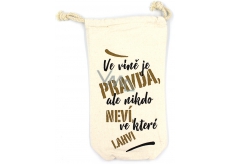 Nekupto NZ bottle bag UU 006 The wine is true ...