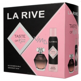 La Rive Taste of Kiss perfumed water for women 100 ml + deodorant spray 150 ml, gift set