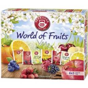 Teekanne World of Fruits Collection of fruit teas infusion bags 6 x 5 pieces, gift set