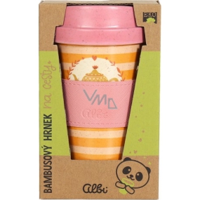 Albi Bamboo Travel Mug Tea Stripe 450 ml