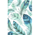 Nekupto Gift paper bag 32.5 x 26 x 13 cm Feathers 1891 40 KFL