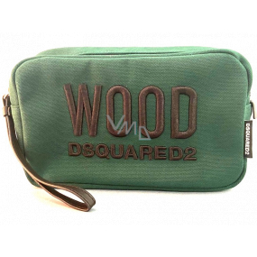 Dsquared2 Green Wood cosmetic bag for men 24 x 15 x 8 cm