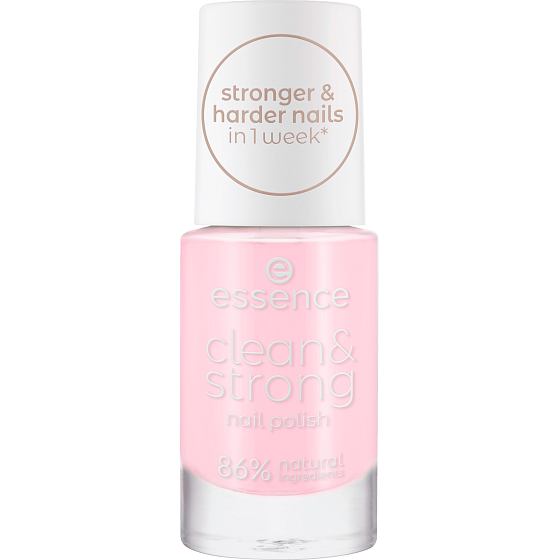 Essence Clean & Strong nail polish 01 Pink Clouds 8 ml