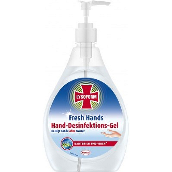 Lysoform Fresh Hands Disinfectant Hand Gel Dispenser 480 ml