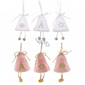 Plush hanging bell with bell 6 cm 1 piece