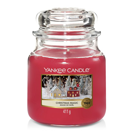 Yankee Candle Christmas Magic - Christmas Magic scented candle Classic medium glass 411 g