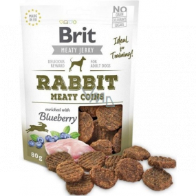 Brit Jerky Dried rabbit and chicken meat treats for adult dogs 80 g