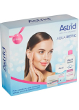 Astrid Aqua Biotic day and night cream 50 ml + micellar water 400 ml + textile mask 20 ml, cosmetic set