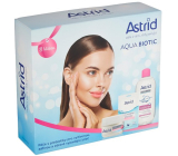 Astrid Aqua Biotic day and night cream 50 ml + micellar water 400 ml + textile mask 20 ml, cosmetic set