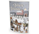 Nekupto Josef Lada lantern Happy Christmas 13,7 x 20 x 5 cm