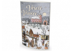 Nekupto Josef Lada lantern Happy Christmas 13,7 x 20 x 5 cm