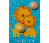Bomb Cosmetics Birthday Boy Lion Sparkling card with ballistic 2 x 15 g