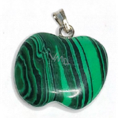 Malachite Apple of Knowledge pendant natural stone 1,5 cm, stone of fulfilled wishes
