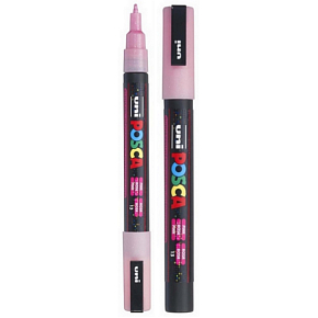 Posca Universal acrylic marker 0,9 - 1,3 mm Pink PC-3M