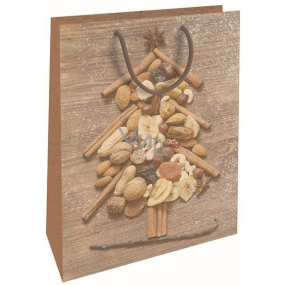Nekupto Gift kraft bag 37 x 28 x 10 cm Christmas tree