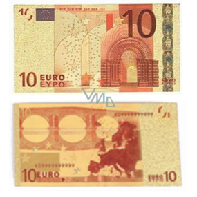 Talisman Gold plastic banknote 10 EUR