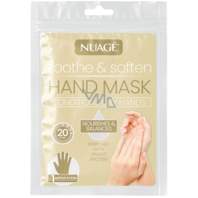 Nuagé Hydrating and softening hand mask with wheat protein 1 pair