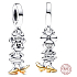 Charm Sterling silver 925 Disney 100. minnie Mouse anniversary, bracelet pendant
