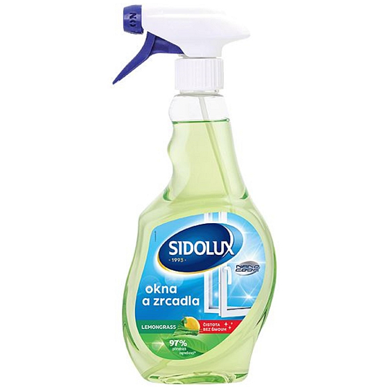 Sidolux Window Nano Code Lemongrass Spray for Windows 500 ml