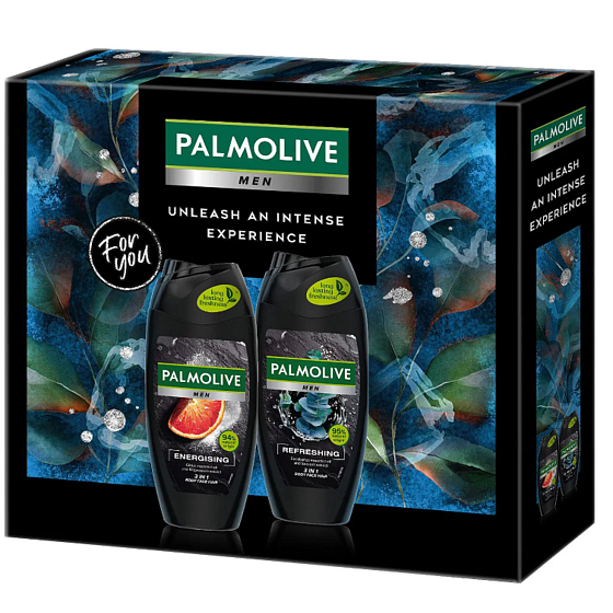 Palmolive Men Experience Refreshing Shower Gel 250 ml + Energising Shower Gel 250 ml, cosmetic set for men