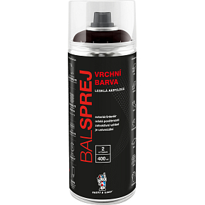 BALSPREJ top universal acrylic spray paint, RAL 8017 chocolate brown, 400 ml