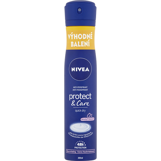 Nivea Protect & Care Antiperspirant, 200 ml