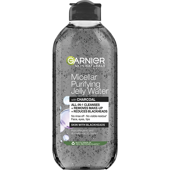 Garnier Pure Active Cleansing Micellar Water with Activated Charcoal, 400 ml
