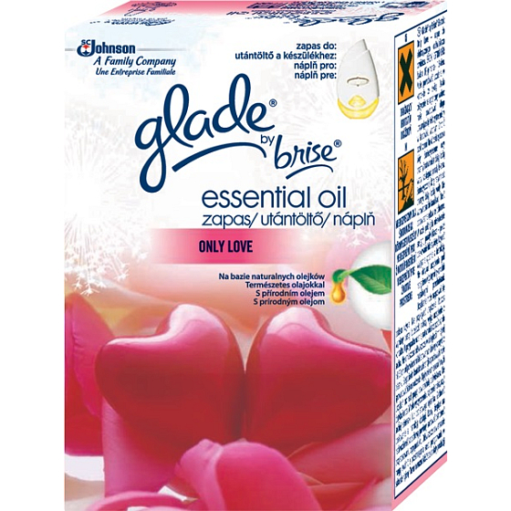 Glade Essential Oil Only Love electric air freshener refill 20 ml