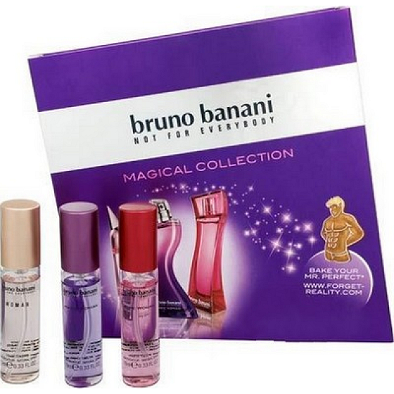 Bruno Banani Magical Collection To Go Eau de Toilette for Women 3 x 10 ml