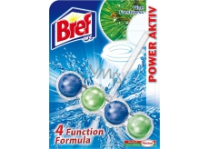 Bref Power Aktiv 4 Formula Pine Freshness Toilet block for hygienic cleanliness and freshness of your toilet, colours the water 51 g