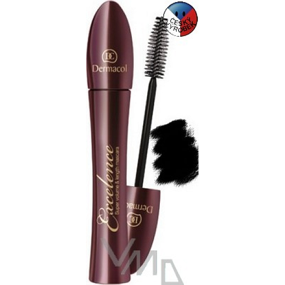 Dermacol Excellence Super Volume & Length mascara shade black 7.5 ml