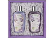 Bohemia Gifts Lavender shower gel 250 ml + hair shampoo 250 ml, cosmetic set