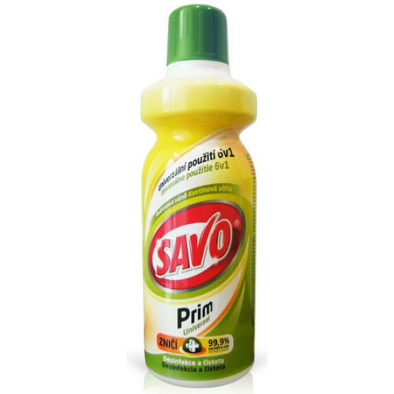 Savo Prim Floral fragrance disinfectant cleaner 900 ml