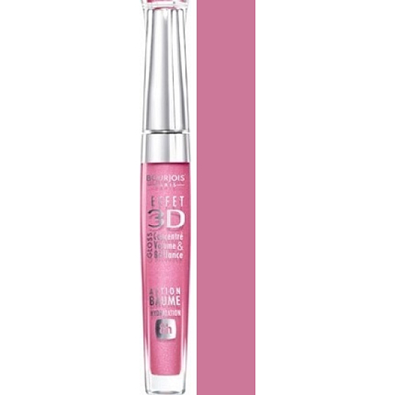 Bourjois 3D Effet Gloss Lip Gloss 04 Rose Polemic 5.7 ml