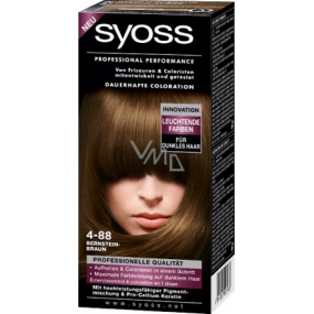 Syoss Professional hair color 4 - 88 amber brown