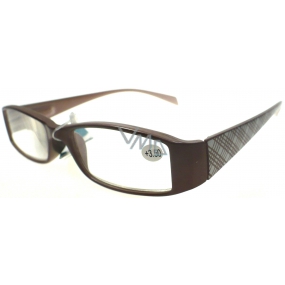 Berkeley Reading eyeglasses +3.50 plastic brown 1 piece MC2104