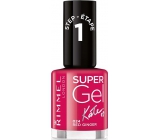 Rimmel London Super Gel by Kate nail polish 024 Red Ginger 12 ml