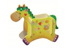 Dřevěné puzzle stojánek 04 Koník 20 x 15 cm