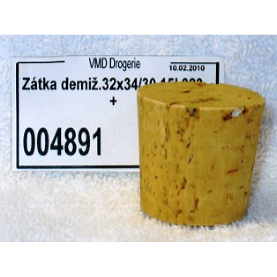 Cork stopper for demijohn 32 x 35 x 30 mm, 15 l