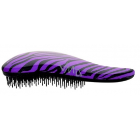 Dtangler Detangling Brush Brush for easy combing of hair 18.5 cm purple-black
