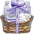 Raphael Rosalee Cosmetics Lavender toilet soap 100 g + bath salt 300 g + shower gel 190 ml + bath foam 190 ml + body lotion 200 ml, cosmetic set