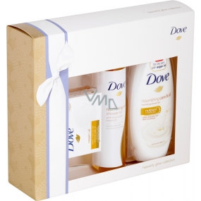 Dove Nourishing Care & Oil shower gel 250 ml + shower oil 200 ml + toilet soap 100 g, cosmetic set