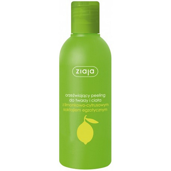 Ziaja Citrus cocktail peeling for face and body 200 ml