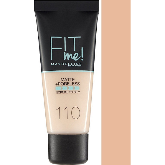 Maybelline Fit Me Matte & Poreless Foundation 110 Porcelain 30 ml